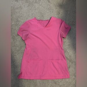 Pink HeartSoul Scrub top and bottom